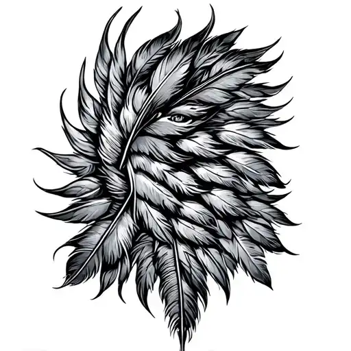 Pointer Dog Pheasant Tail Feathers