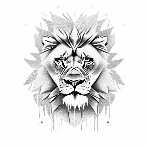 A Fierce Lion Wearing Combat Gear And Holding A Hockey Stick