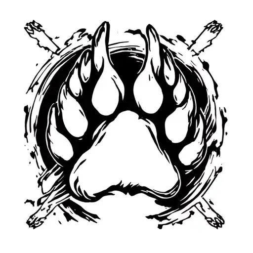 Dog Paw And Eight Trigrams Sealing