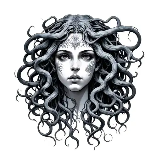 Medusa With Her Ears Covered
