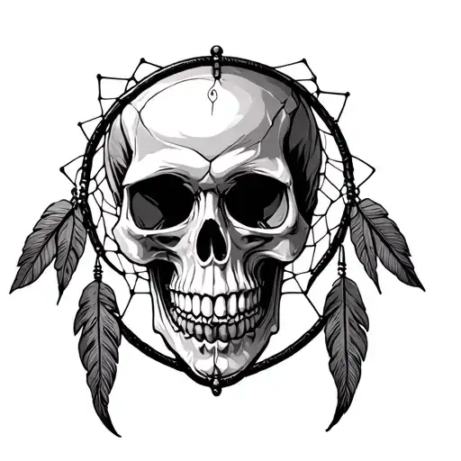 Dreamcatcher Skull