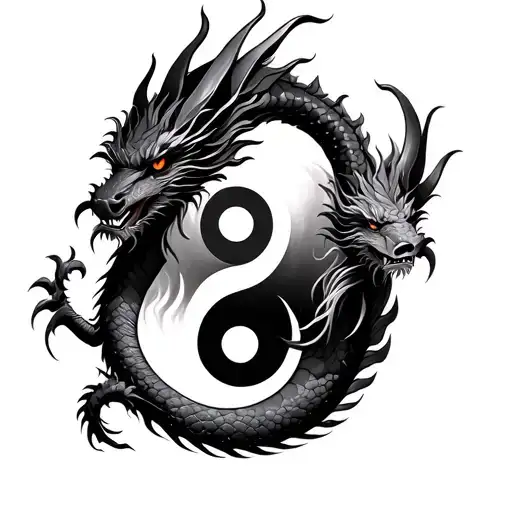 Aries Dragon Yin Yang