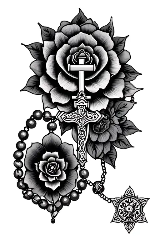 Rosary Beads And Buddhist Inspired