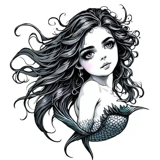 Sexy Young Petite Siren Mermaid