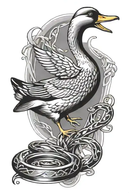 Duck And Dna Double Helix