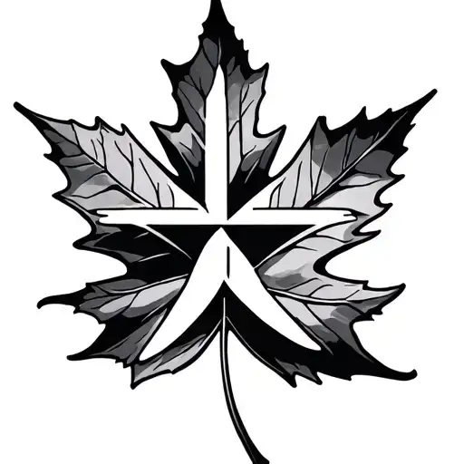 Maple Leaf And Southern Cross Made