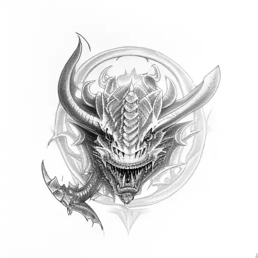 Tatto Mini Mal Deragon