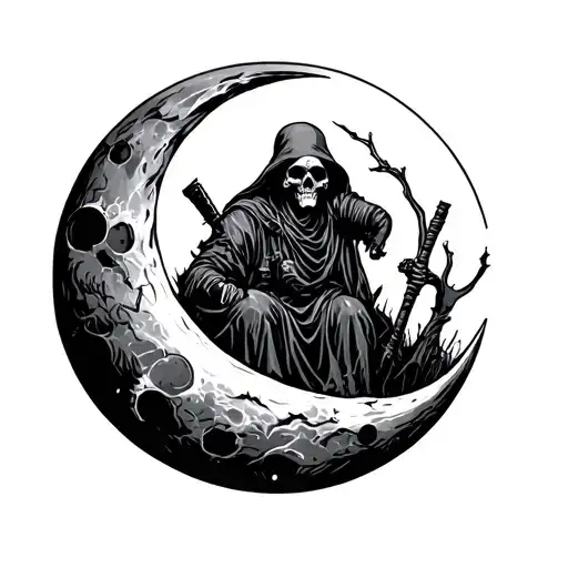 Gravedigger Moon Surrounded