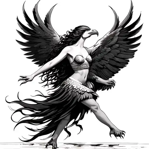 Dancing Eagle Woman Posing