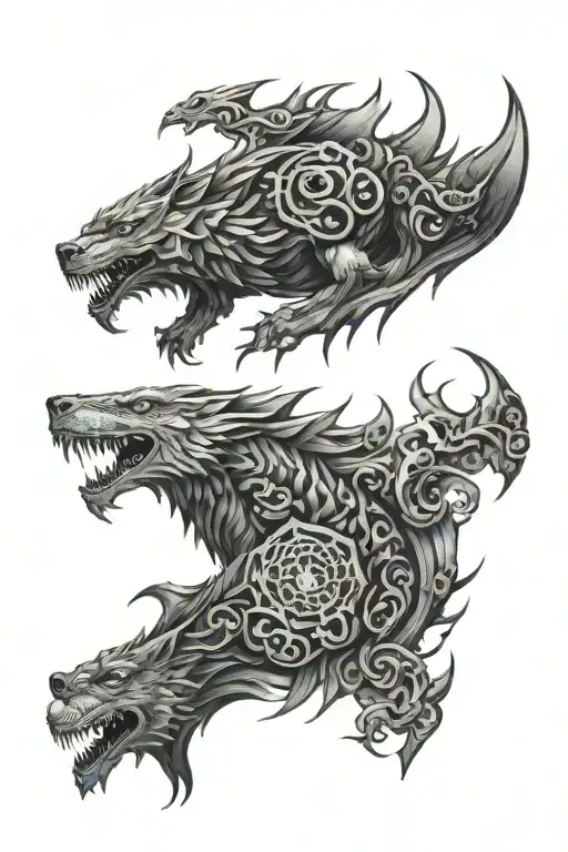 Scorpio Zodiac Sign And Game Of Thrones Stark Wolf