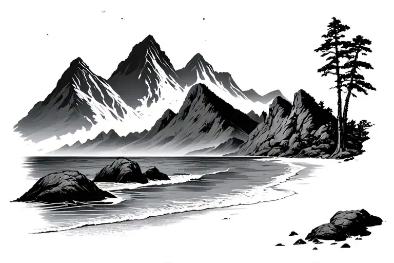 Mountain And Beaches