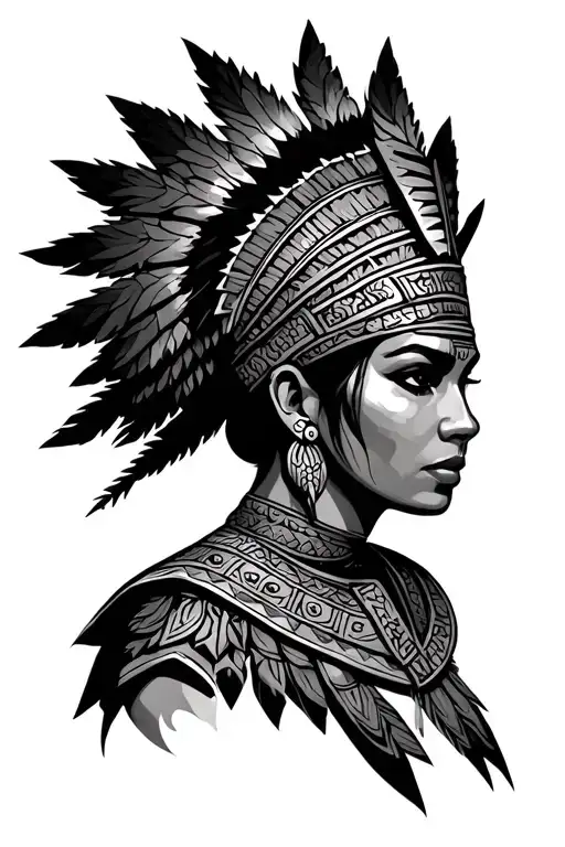 Aztec Female Warrior