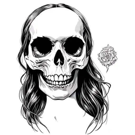 Lana Del Rey Skull Wearing