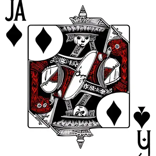 Little Drummer Boy And Kings Playing Cards