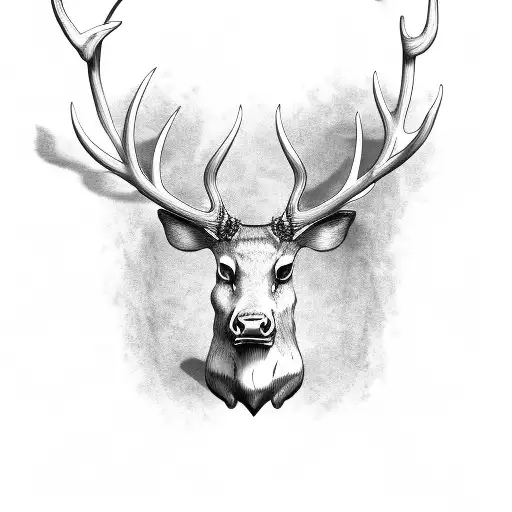 Antlers With Pumpkin