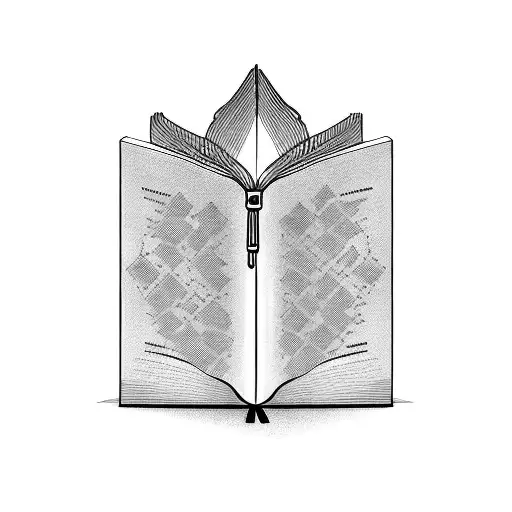 An Open Book With Computer Code Flowing Out Of Its Pages