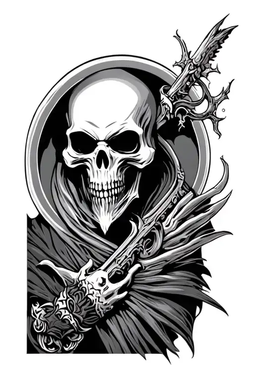 Reaper Half Sleeve