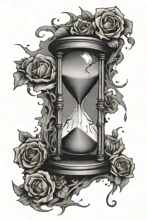 Hourglass Broken Time