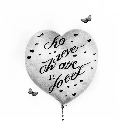 A Heartwarming Quote About Love Written In Elegant Calligraphy