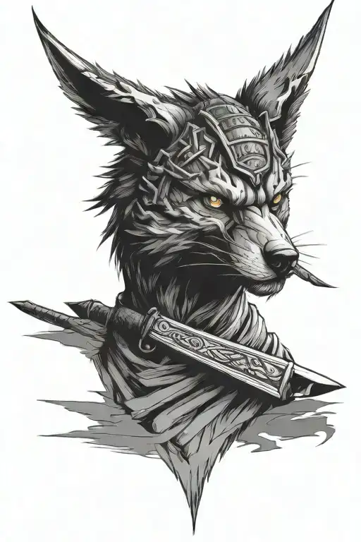 Sekiro Wolf Head