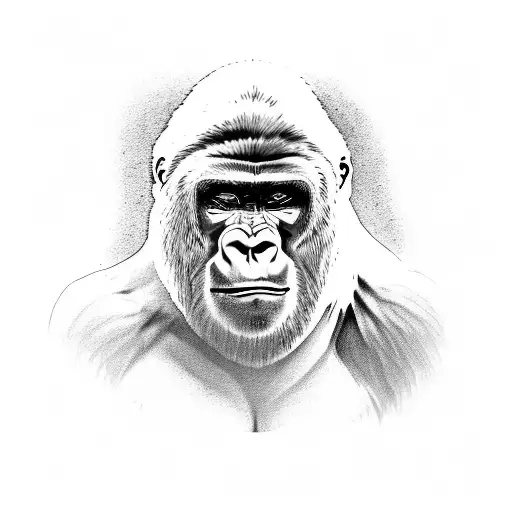 Calm Gorilla That Represents My Brother