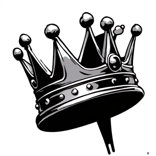 Tilted Biggie Smalls Crown Graffiti Style On New York Related Item Small And Basic