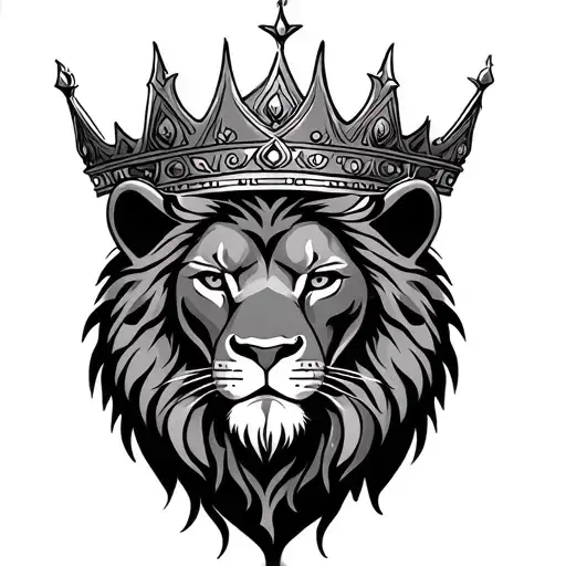 Lion King Crown Surrounded