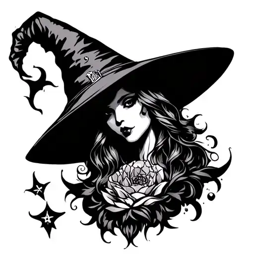 Witchy Stencil