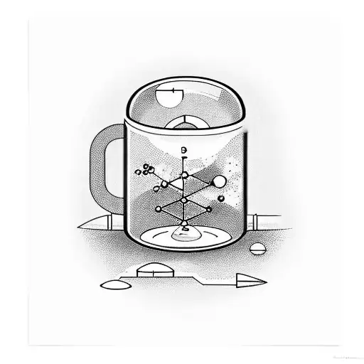 Science Measuring Beaker Galaxy