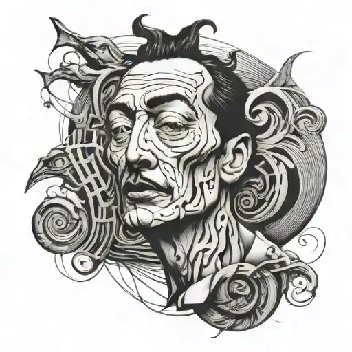 Surrealism Ayes Abstract Lines Dali Stale