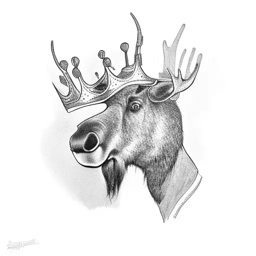 A Portrait Of Siddhu Moose Wala With A Crown
