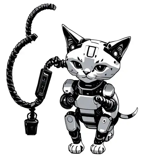 Robotic Cat Playing