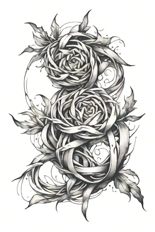 Cameron Intertwined With Watercolor Brushstrokes