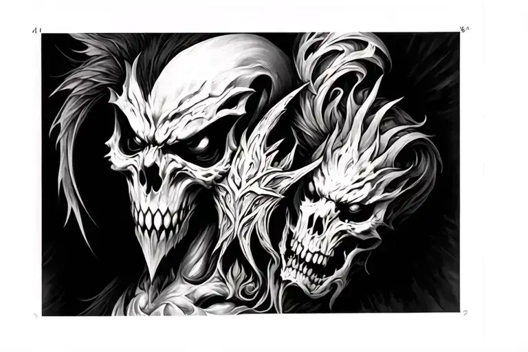 Chest Piece Good And Evil