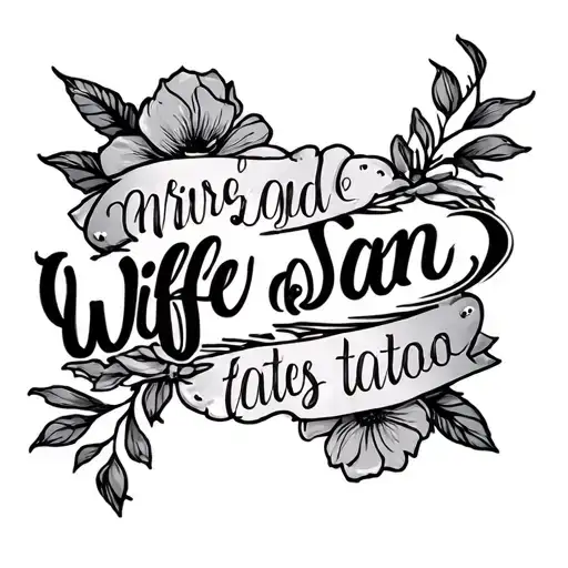 Wife And Son Name Written