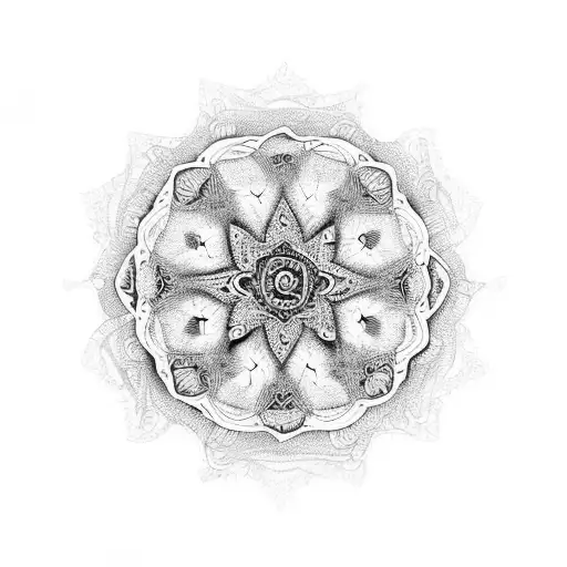 An Intricate Mandala Design Inspired By The Beauty Of Nature