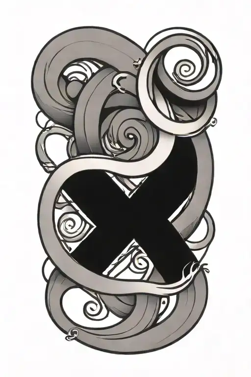 Infinity Sign With Letters C & L