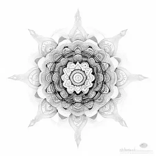 An Intricate Mandala Design Inspired By The Beauty Of Nature