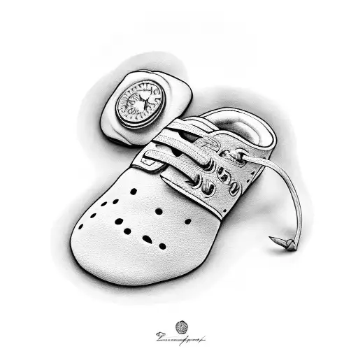 Emory With Baby Footprint