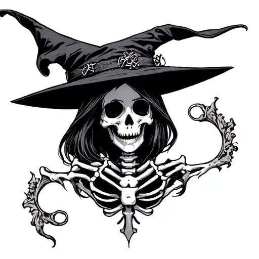 Goth Bones Witchy
