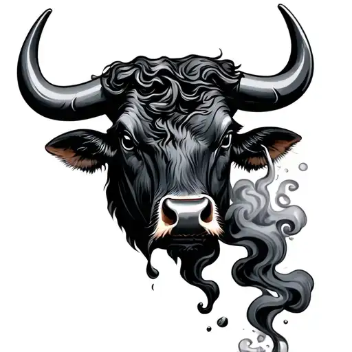 Black Bull Smoke Out Nose Ring