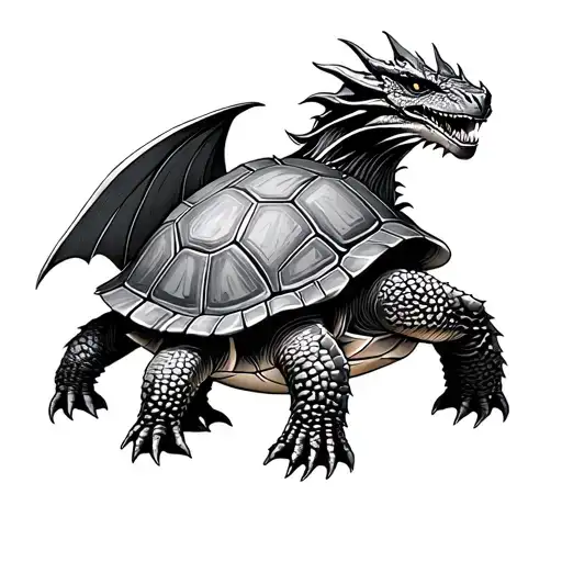From Dungeons And Dragons Draw A Dragon Turtle