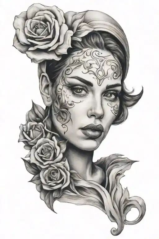 Renassaince Realism Female Face