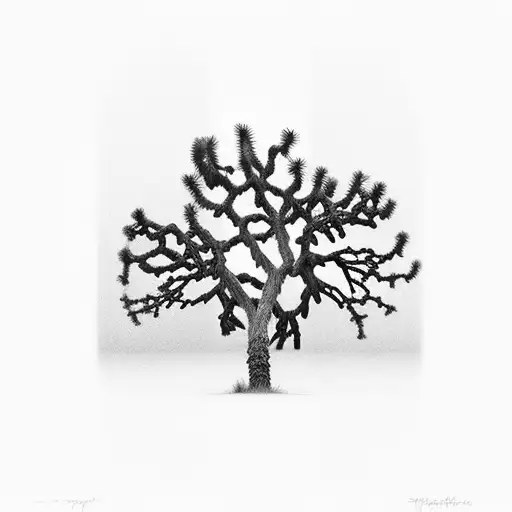 A Joshua Tree In The Style Of Dr Woo