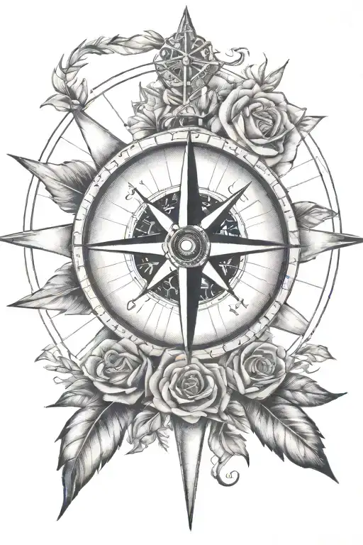 Rose Compass That North Points To Friends