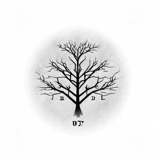 A Family Tree With Branches Made Of Dollar Bills