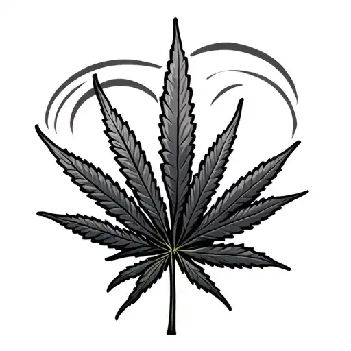 Cannabis With Cartoon Skunk