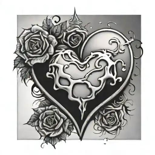 Halloween Love Heart