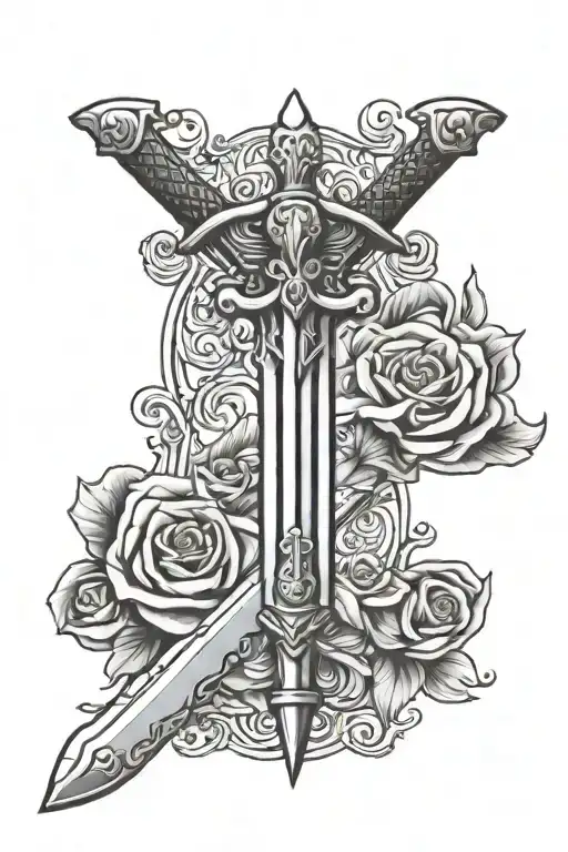 Girly Sword With A Heart Handle