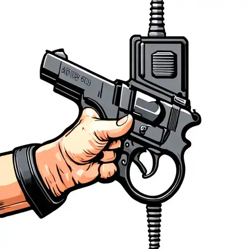 Gun Safety Switch Pointing To Off